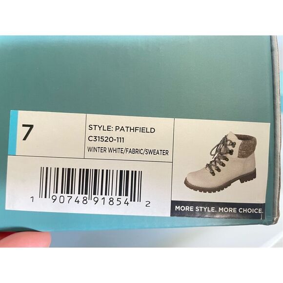 CLIFFS BY WHITE MOUNTAIN Shoes Pathfield Women's Lace-up Hiker Style Bootie, Col - Picture 8 of 8